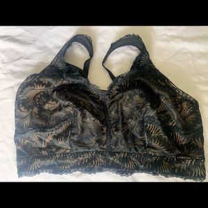 Never Worn Behave Wireless Lounge Bra in Phantom size 8 (36-38 G-I)